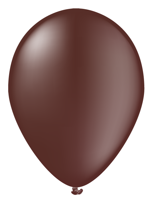 Globos de colores chocolate
