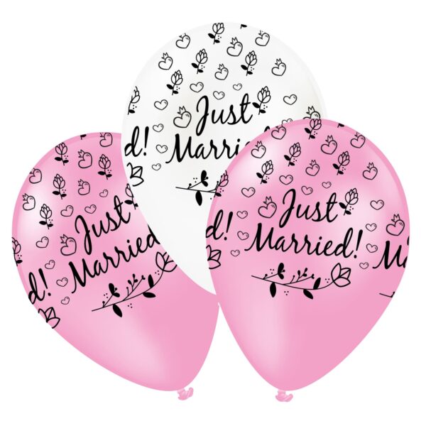 Balloons just married